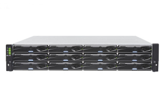 СХД Infortrend EonStor DS 1000 G3 2U/12bay Dual controller, 2x 12Gb SAS, 2x host board, 2x 4GB, 2x (PSU+FAN), 2x (Super capacitor+Flash), 12x drive trays, 1x Rmk (DS1012R3C000C-8U32)