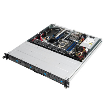 Платформа системного блока ASUS Bad Pack RS300-E11-PS4 1U, LGA1200, 4xDDR4, 4x3.5 (1xSFF8643, 2xNVME on the backplane,DVDRW, 2x1GbE, 1xM.2 SATA/PCIE 2280, optional ASMB10-iKVM, HDMI (from CPU), 1x350W (441205) bp