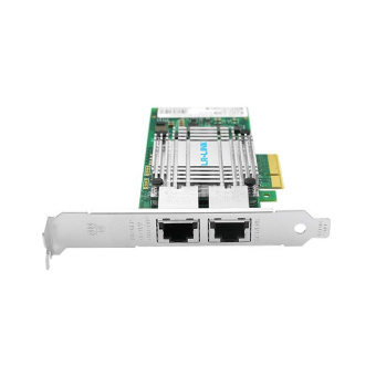 Сетевой адаптер Lr-Link LREC9812BT  2x 10Gbs, 2x RJ45,  Intel x550, PCIe 3.0 x4, LP 