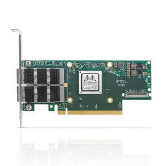 Сетевой адаптер Mellanox MCX653106A-ECAT ConnectX-6 VPI adapter card, 100Gb/s (HDR100, EDR IB and 100GbE), dual-port QSFP56, PCIe3.0/4.0 x16, tall bracket (480658) {20}