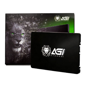 Твердотельный накопитель SSD AGI AI138 120GB 2.5" Client SATA 6Gb/s, 509/518, IOPS 19/75K, MTBF 1.6M, 3D TLC, 70TBW, 0,53DWPD, RTL{100} (610002)