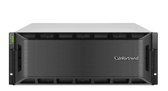 СХД Infortrend EonStor GS 1000 G3 4U/24bay Dual controller, 2x 12Gb SAS, 2x host board, 4x 4GB, 2x (PSU+FAN), 2x (Super capacitor+Flash), 24x drive trays, 1x Rmk (GS1024R3C000D-8U32)