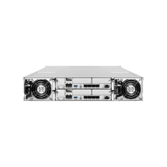 Платформа СХД Infortrend EonStor GS3025R02CBFD-8U32 (25x2.5, 2U, High IOPS, Dual Redundant Controllers (incl: 4x4GB Cache, 8x10Gb SFP+ ports, 4 FREE host board slots, 4x12Gb SAS ext ports, 2x SuperCapacitor+Flash+FAN Module, 2x530W), Rackmount Kit)