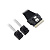 Кабель DiliVing DLSL74-8822 Slimline SASx8 (SFF8654) -to- 2 HDmSAS (White) x4 (SFF8643 (NVMe Connection), 80cm, (аналог Broadcom 05-60002-00)