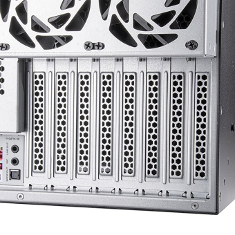 Корпус Silverstone G59RM5200000020 5U rackmount server chassis with dual 360mm liquid cooling compatibility SST-RM52