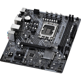 Материнская плата ASRock H610M-HDV/M.2, Socket 1700, Intel®H610, 2xDDR4-3200, D-SUB+HDMI+DP, 1xPCI-Ex16, 2xPCI-Ex1, 4xSATA3, 1xM.2, 8 Ch Audio, 1xGLan, (2+3)xUSB2.0, (2+2)xUSB3.2, 1xPS/2, mATX, RTL {20} (936517)
