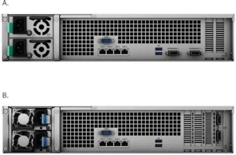 Synology 2U/12bay 6C 2,2GhzCPU/8Gb(64)/RAID0,1,10,5,6/upto 36HDD (2xRX1217(RP))/2xUSB/4xGbE/2xPCIe/iSCSI/2xIPcam(up to 75)/2xRPS/no rail/1YW repl RS3617RPxs