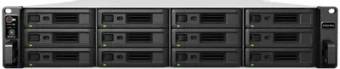 Synology 2U/12bay 6C 2,2GhzCPU/8Gb(64)/RAID0,1,10,5,6/upto 36HDD (2xRX1217(RP))/2xUSB/4xGbE/2xPCIe/iSCSI/2xIPcam(up to 75)/2xRPS/no rail/1YW repl RS3617RPxs