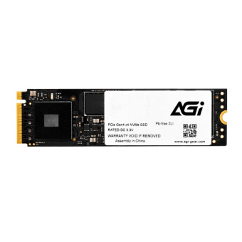 Твердотельный накопитель SSD AGI M.2 2280 1TB AGI AI838 Client SSD AGI1T0G44AI838 PCIe Gen4x4 with NVMe RTL