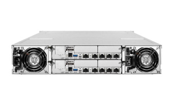 Infortrend EonStor GS 2000 2U/12bay Dual controller, 2x12Gb/s SAS,8x1G iSCSI+4x host board,4x4GB,2x(PSU+FAN),2x(SuperCap.+Flash),12xdrive trays and 1xRM kit (GS2012R01C0FD-8B32)