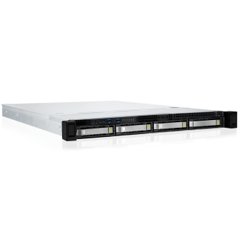 Корпус In-Win IW-RS104-07 Single 650w Acbel/FAN 4056mm*6/SLIMSAS*4 BP)/2.5"/3.5" hot-swap HDD tray (gray color)*4/28"RAIL/power cord*2/I/O shield universal/ Riser Card for 1Uxx-07 series , PCIe Gen 3 x 16, left-facing 90degree