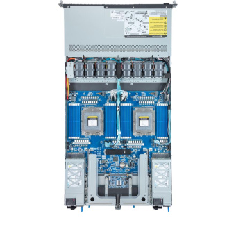 Серверная платформа Gigabyte R183-Z90-AAV1 1U, 2x SP5, 24x DDR5, 4x 3.5" SAS/SATA/NVME, 2x PCIE Gen5 x16, 2x OCP 3.0 x16, 2x 1600W