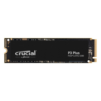 Твердотельный накопитель SSD Crucial P3 Plus 1TB PCIe M.2 2280 SSD NVMe (PCIe Gen 4 x4), 3D NAND, R/W 3600/5000MB/s, TBW 220, DWPD 0