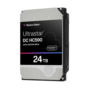Жесткий диск серверный WD Ultrastar DC HC590 WUH722624AL5204 24TB, 3.5", SAS 12Gb/s, 7200rpm, 512MB, 512e/4Kn, CMR (0F59373)