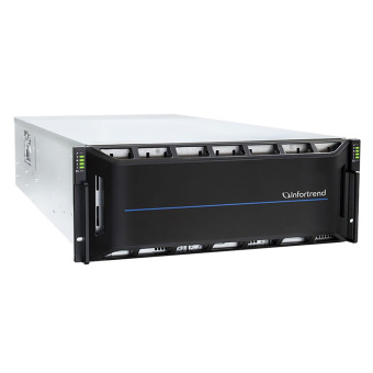 Сетевой накопитель Infortrend CS 2060D-J 4U/60bay, scale-out NAS, dual nodes, 8x 16GB, 8x 10GbE SFP+, 4x 12Gb/s SAS EXP. Ports, 4x host board slots, 2x (SuperCap.+FlashModule), 2x (PSU+ fan module), 1x Rackmount kit