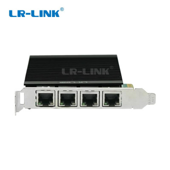 Сетевой адаптер Lr-Link LRES2005PT 4x 1Gbs, 4x RJ45 , Intel I350, PCIe 2.1 x4, LP