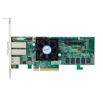 RAID-контроллер Areca ARC-1886-8X PCIe 4.0 x8 Low Profile, NVMe/SAS/SATA 12G, RAID 0,1,5,6,10,50,60, 8port (2*ext SFF8644 x4), Cache 8GB RTL {10} (412106)