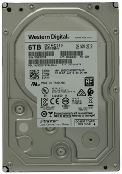 Жесткий диск серверный WD Ultrastar DC HC310 HUS726T4TALE6L4 4TB, 3.5", SATA 6Gb/s, 7200rpm, 256MB, 512e, CMR (0B36534)