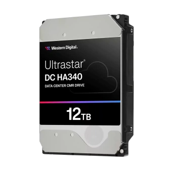Жесткий диск серверный WD Ultrastar DC HA340 WUS721212BLE6L4 12TB, 3.5", SATA 6Gb/s, 7200 rpm, 512MB, 512e, CMR (0B47063)