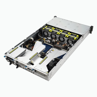 Серверная платформа ASUS RS521A-E12-RS24U 2U, 1x AMD EPYC 9004/9005 SP5, 24x DDR5 RDIMM 4800/5200, 16x 2.5" SAS/SATA/NVME, 8x 2.5" SAS/SATA, 2x 2.5" SATA, 5x PCIE Gen5, 2x M.2, 1x OCP 3.0 x16, 2x 1GbE, 2x 2000W (90SF03X1-M000R0)