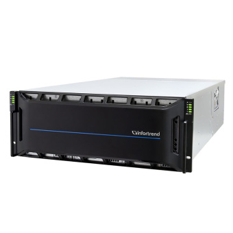 Сетевой накопитель Infortrend CS 2060D-J 4U/60bay, scale-out NAS, dual nodes, 8x 16GB, 8x 10GbE SFP+, 4x 12Gb/s SAS EXP. Ports, 4x host board slots, 2x (SuperCap.+FlashModule), 2x (PSU+ fan module), 1x Rackmount kit