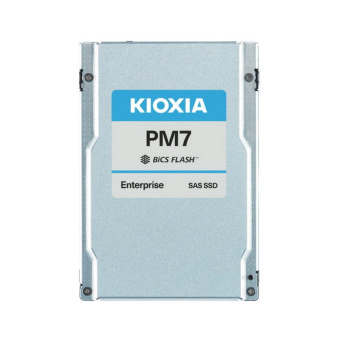 Накопитель SSD KIOXIA Enterprise PM7-R KPM71RUG7T68 7680GB, 2.5", 4200/4100 MB/s, 720k/175k IOPS, SAS 24Gb/s, 1DWPD