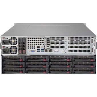 Корпус SuperMicro CSE-847BE2C-R1K28WB 4U, 36 x 3.5" SAS HDD, тип совм. мат.плат: 12"x10", 13.68"x13", 9.6"x9.6", 7 слотов расширения (3 LP), семь 80мм вентиляторов, 2 x LAN, БП 1280Вт 80Plus Platinum