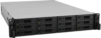 Synology 2U/12bay 6C 2,2GhzCPU/8Gb(64)/RAID0,1,10,5,6/upto 36HDD (2xRX1217(RP))/2xUSB/4xGbE/2xPCIe/iSCSI/2xIPcam(up to 75)/2xRPS/no rail/1YW repl RS3617RPxs